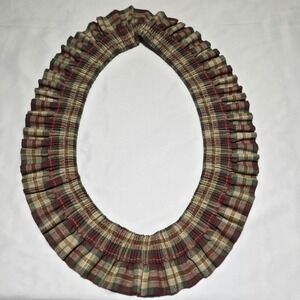 Longaberger Garter Orchard Park Plaid Large Garter for Basket
